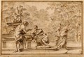 Franceschini Marcantonio-San Giovanni Battista predica a Erode